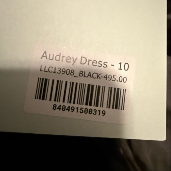 NWT La Ligne x Dianna Agron Audrey Dress in Black Size 10 - Picture 12 of 13